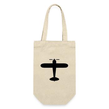 Airplane Propeller Plane Flying - Gift Bag for Bottles - nature - Front
