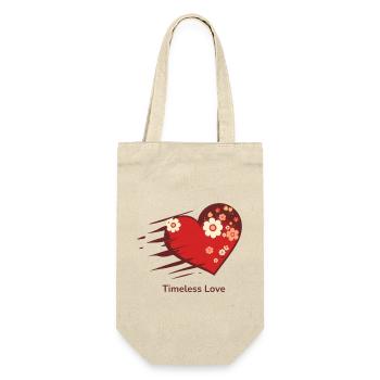 Timeless Love - Gift Bag for Bottles - nature - Front