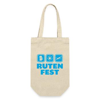 Rutenfest Ravensburg Coat of Arms Symbols - Gift Bag for Bottles - nature - Front