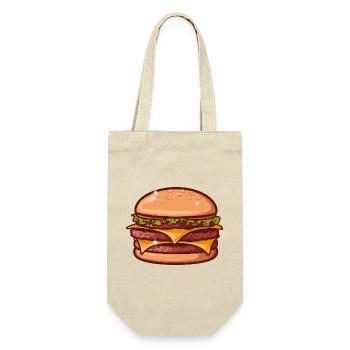Juicy Cheeseburger - Gift Bag for Bottles - nature - Front