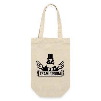 Team Groom (Pointage Enterrement de vie de garçon 1C) - Sac à bouteille - nature - Devant