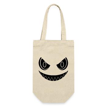Evil Smile Halloween - Gift Bag for Bottles - nature - Front