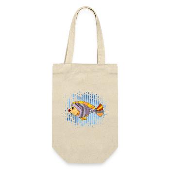poisson - Sac à bouteille - nature - Devant