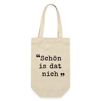 Ruhrpott Schön is dat nich Ruhrgebiet dialekt  - Geschenkbeutel für Flaschen - Natur - Vorne