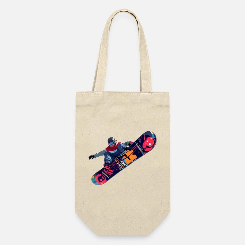 snowboard - Gift Bag for Bottles - nature