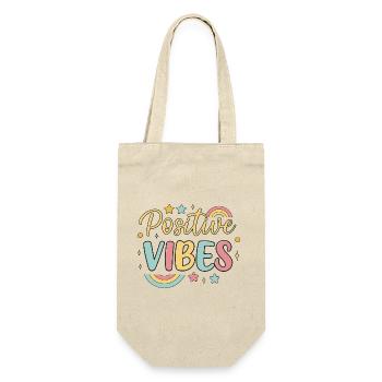 Rainbow Positive Vibes - Gift Bag for Bottles - nature - Front