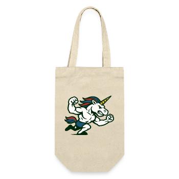 Power Unicorn Running Strong Fantasy Illustration - Gift Bag for Bottles - nature - Front