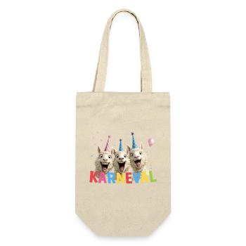 Carnival Sheep Trio - Gift Bag for Bottles - nature - Front