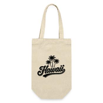 Hawaii Summer Vibes with Palm Trees and Sea - Gift Bag for Bottles - nature - Front
