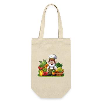 Chef chez Gemüseparadies - Sac à bouteille - nature - Devant