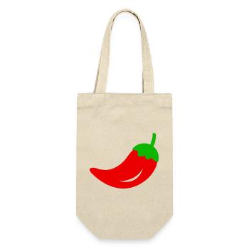 Chili pepper - Gift Bag for Bottles - nature - Front
