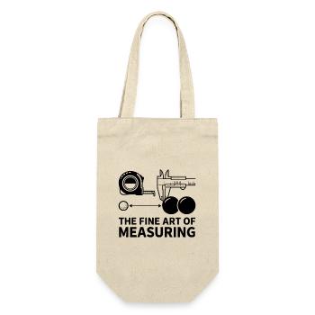 The Fine Art of Measuring Boule Petanque - Gift Bag for Bottles - nature - Front
