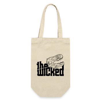 Skull Logo - light collection - Gift Bag for Bottles - nature - Front