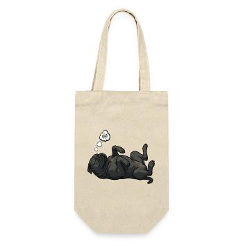 Cane Corso Cane Corsos Corso halter Corso Besitzer - Geschenkbeutel für Flaschen - Natur - Vorne