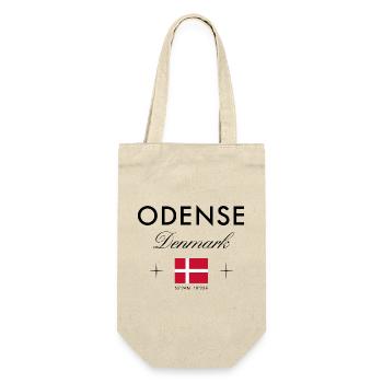 Odense Denmark Coordinates Travel Souvenir - Gift Bag for Bottles - nature - Front