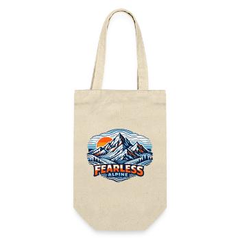 Furchtlos Alpenpanorama - Geschenkbeutel für Flaschen - Natur - Vorne