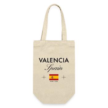 Valencia Spanien Koordinaten Reise Souvenir - Geschenkbeutel für Flaschen - Natur - Vorne