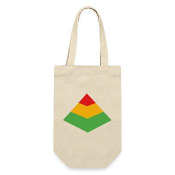 Test Pyramid - Geschenkbeutel für Flaschen - Natur - Vorne