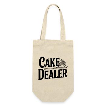 Kuchenhändler - Geschenkbeutel für Flaschen - Natur - Vorne