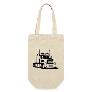 Truck - Geschenkbeutel für Flaschen - Natur - Vorne