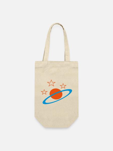 Planet - Geschenkbeutel für Flaschen - Natur