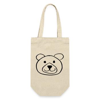 ours doux - Sac à bouteille - nature - Devant