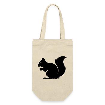 Eichhörnchen - Geschenkbeutel für Flaschen - Natur - Vorne