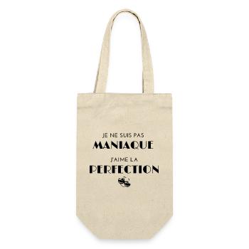 Je ne suis pas maniaque j'aime la perfection - Sac à bouteille - nature - Devant