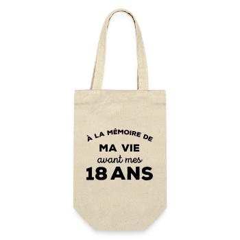 A la mémoire de ma vie avant mes 18 ans - Sac à bouteille - nature - Devant
