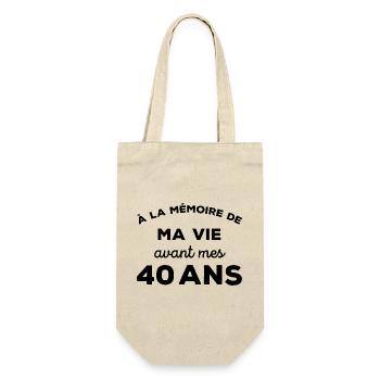 A la mémoire de ma vie avant mes 40 ans - Sac à bouteille - nature - Devant