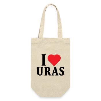 T-shirt J’adore Uras t-shirt Sardaigne idée cadeau - Sac à bouteille - nature - Devant