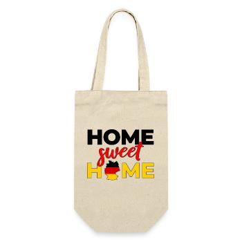 Deutschland Home Heimat Deutscher Germany - Geschenkbeutel für Flaschen - Natur - Vorne