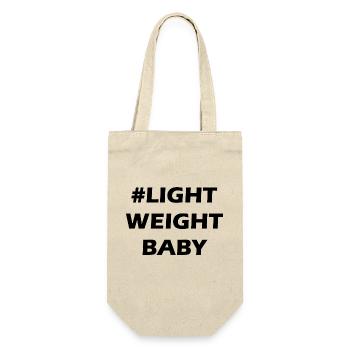 Light weight baby - Gift Bag for Bottles - nature - Front