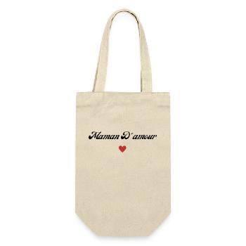 maman d'amour - Sac à bouteille - nature - Devant