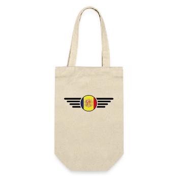 Andorra Style Design T-Shirt - Gift Bag for Bottles - nature - Front