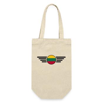 Lithuania style design t-shirt - Gift Bag for Bottles - nature - Front
