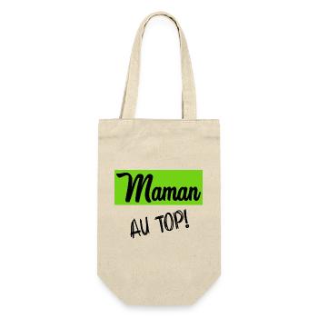 MOM - Gift Bag for Bottles - nature - Front