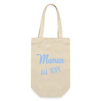 MAMAN. FÊTE DES MÈRES - Sac à bouteille - nature - Devant