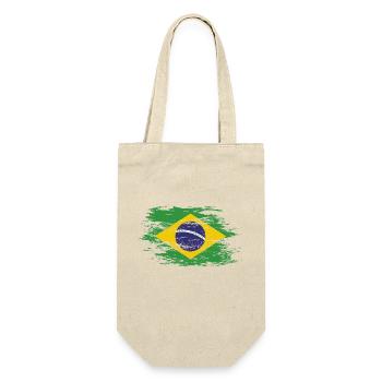 Brazil flag used - Gift Bag for Bottles - nature - Front