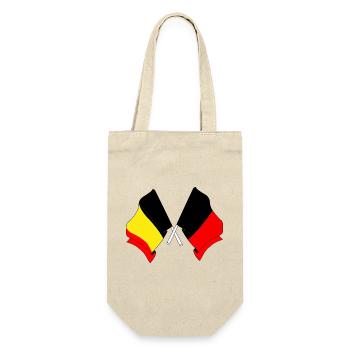 Flag of Belgium and flag of Namur - Gift Bag for Bottles - nature - Front