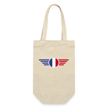 J’aime la France Elegance Style Design T-Shirt - Sac à bouteille - nature - Devant