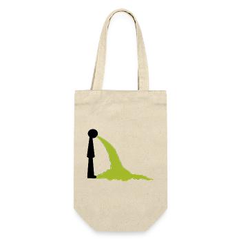 Drinking Motif - To Puke - Escalation and Crash - Gift Bag for Bottles - nature - Front