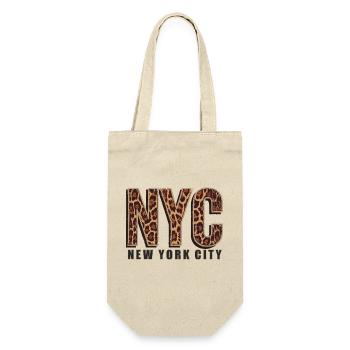New York City Skyline - Geschenkbeutel für Flaschen - Natur - Vorne