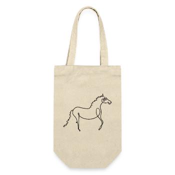 Horse - Gift Bag for Bottles - nature - Front