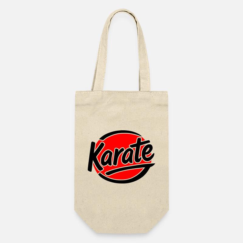 Karate - Geschenkbeutel für Flaschen - Natur