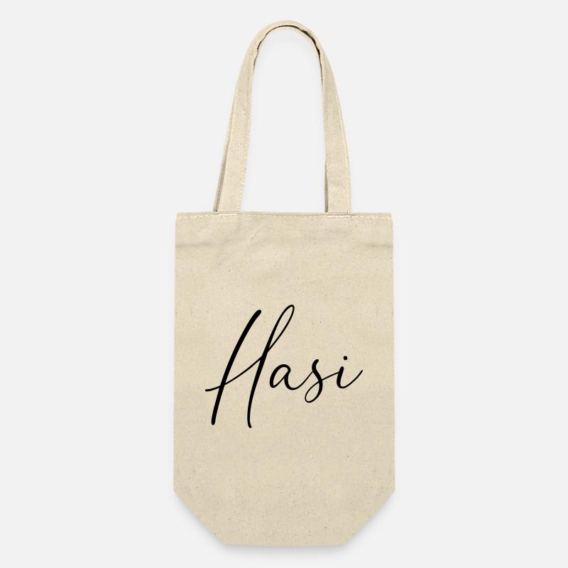 Hasi / Conception de l’écriture manuscrite - Sac à bouteille - nature
