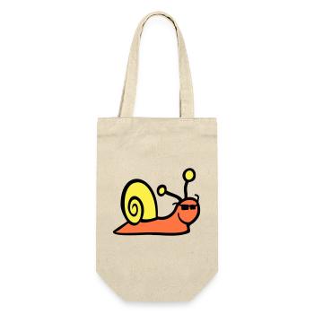 Snail Sunglasses Cute Cute Happy Cool - Gift Bag for Bottles - nature - Front
