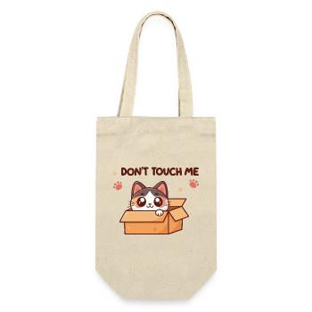 Kitten in Box – Do Not Touch - Gift Bag for Bottles - nature - Front