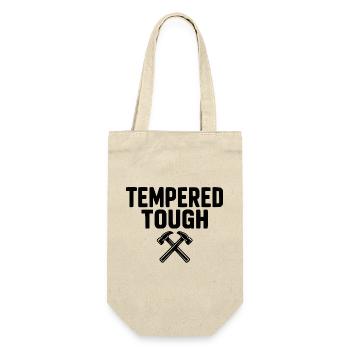 Tempered Tough - Geschenkbeutel für Flaschen - Natur - Vorne