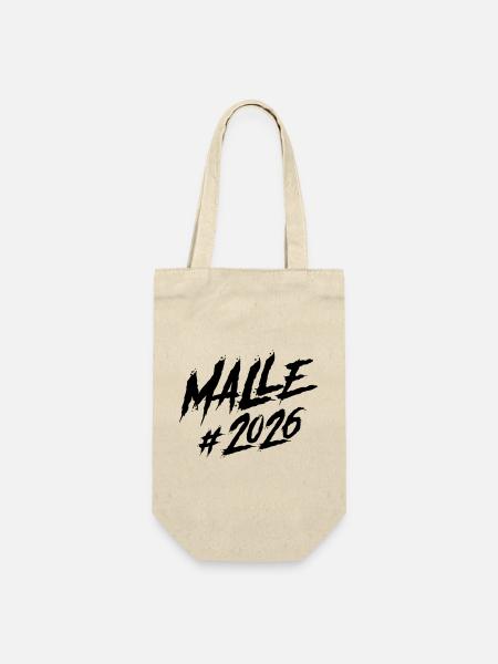 Malle 2026 Mallorca Team - Geschenkbeutel für Flaschen - Natur
